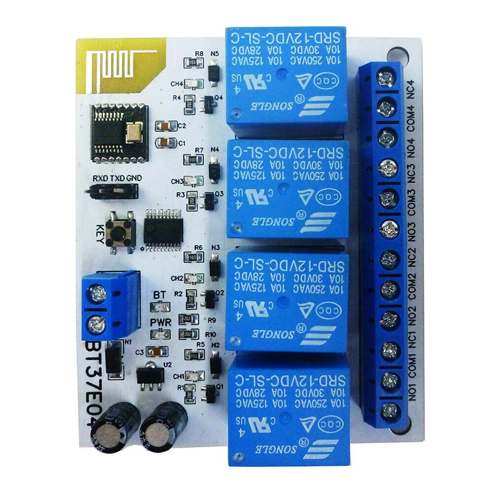 4-канальный релейный модуль BLE DC5V/12V 2,4G RF Дистанционное Управление IOT Command Customization Switch Module Board - акции