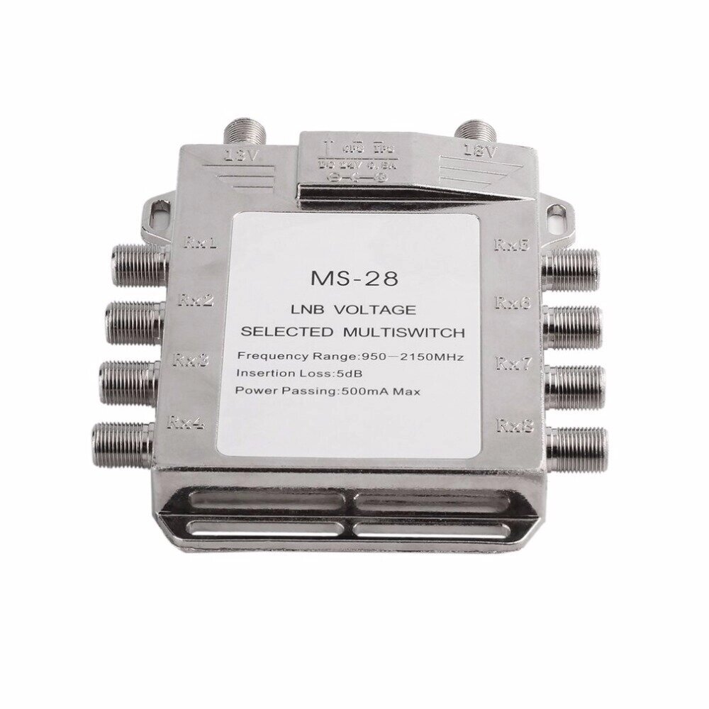 Jasen JS-MS28 2 в 8 Спутниковый многопользовательский спутник Diseqc Switch Антенна Flat LNB Switch - фото