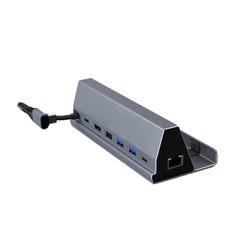 Сивэй 7 в 1 тип-c док-станция USB2.0 5 гбит/с USB3.0*2 USB-c data PD100W 4K HDMI 1000 мбит/с RJ45 USB-c кронштейн подста - распродажа