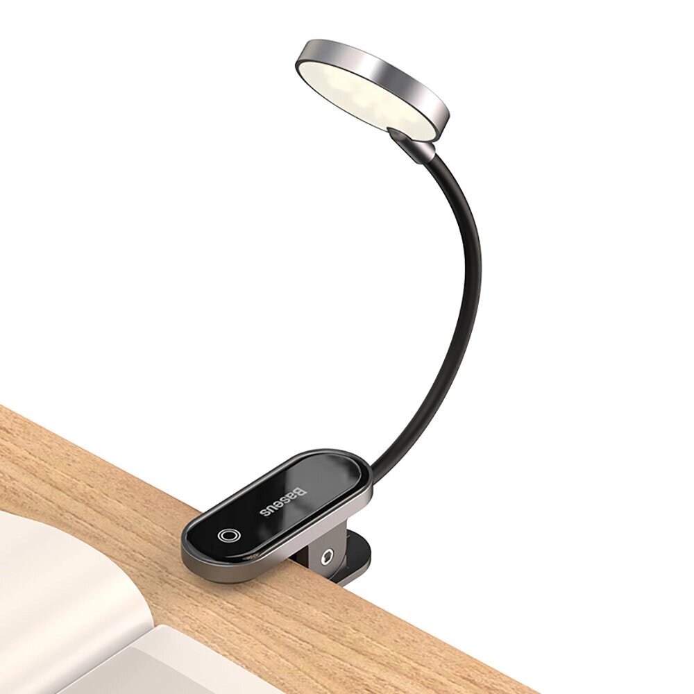 Baseus Book Light USB Led Перезаряжаемый мини-прищепка для стола Лампа Light Night Light Reading Лампа для путешествий С - заказать