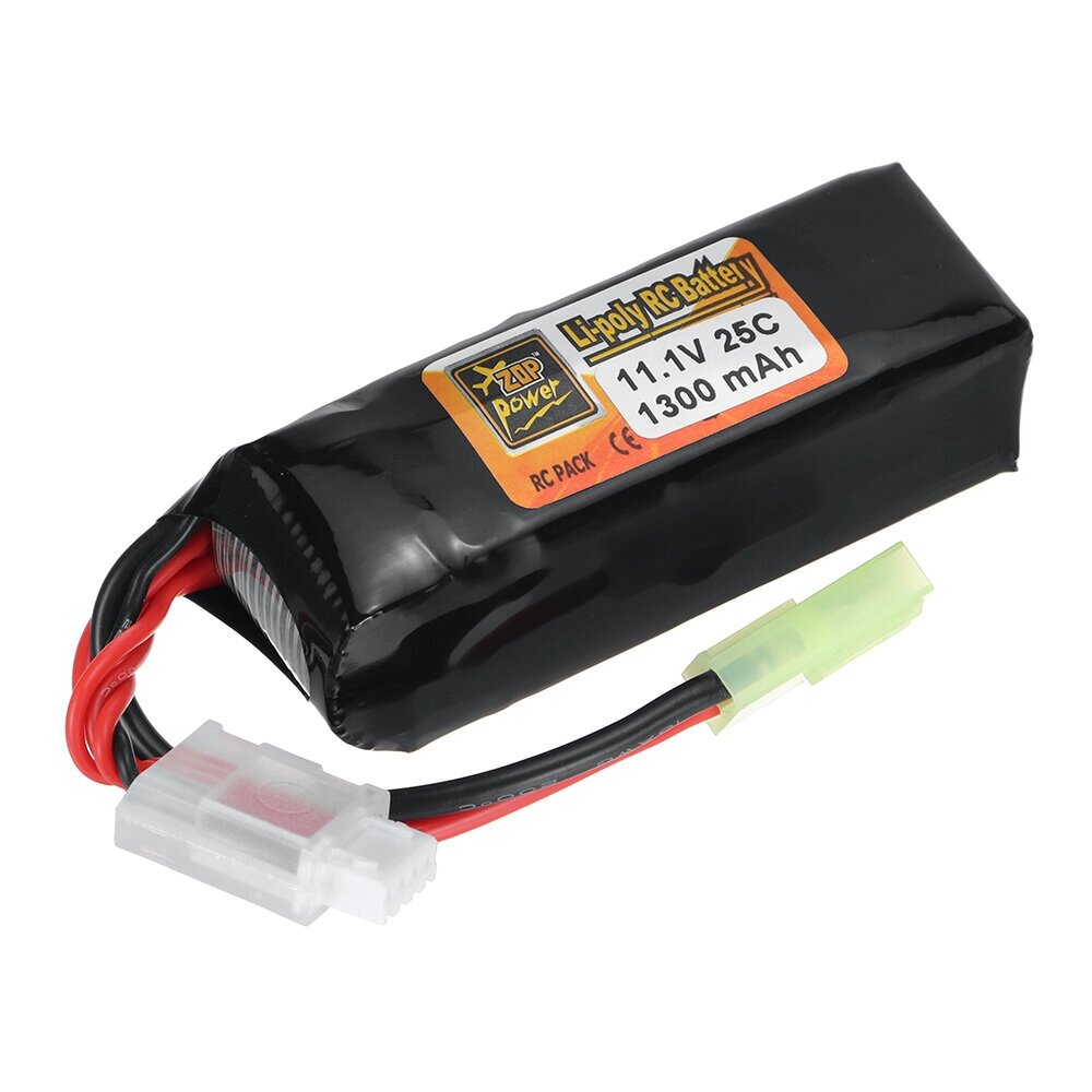 ZOP Power 3S 11.1V 1300mAh 25C LiPo Батарея T Plug для RC Авто FPV Racing Дрон Самолет Вертолет - описание