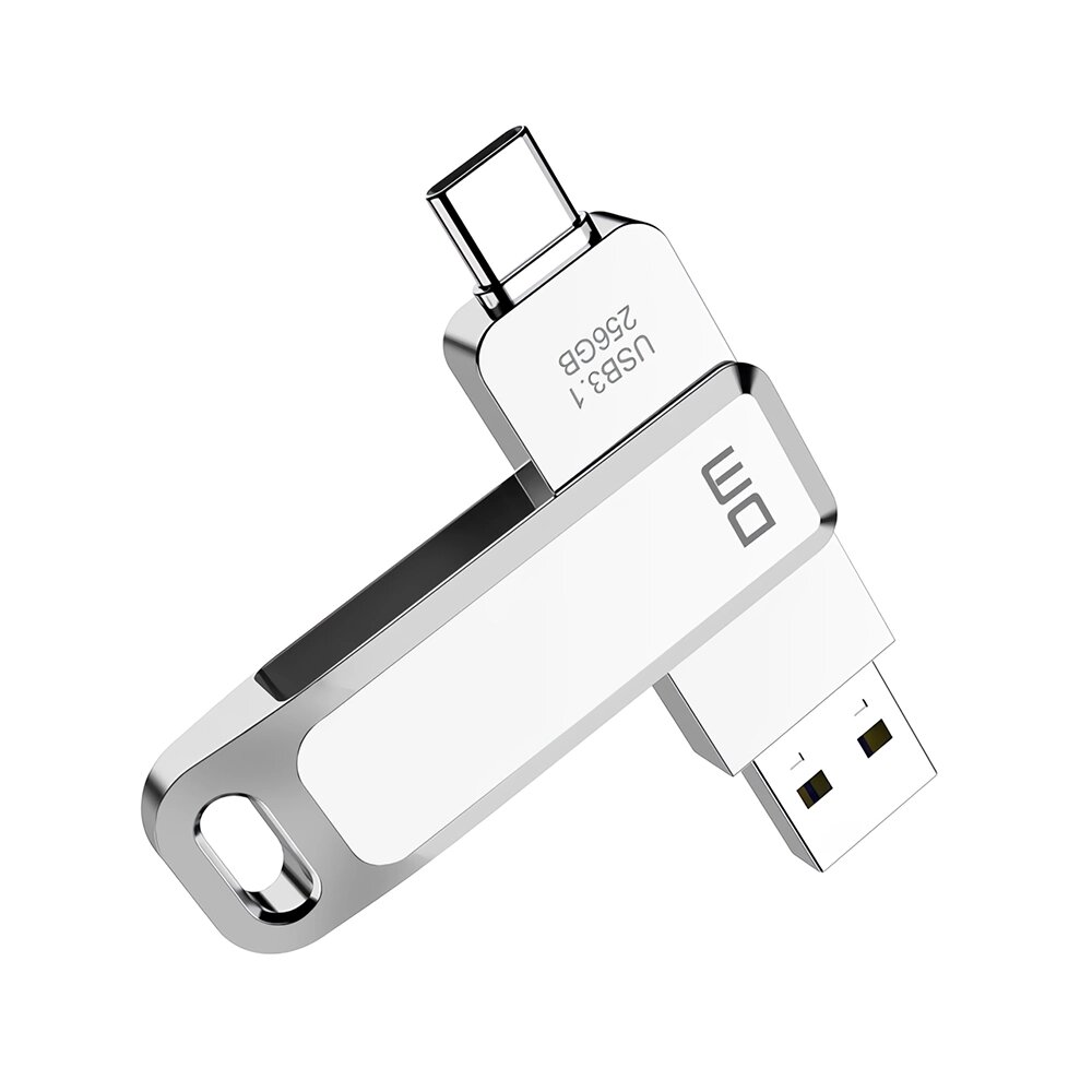 DM 2 в 1 Type-C и USB3.1 Flash Накопитель с двойным интерфейсом OTG Память Flash Диск 32G 64G 128G 256G Флэш-накопитель - отзывы