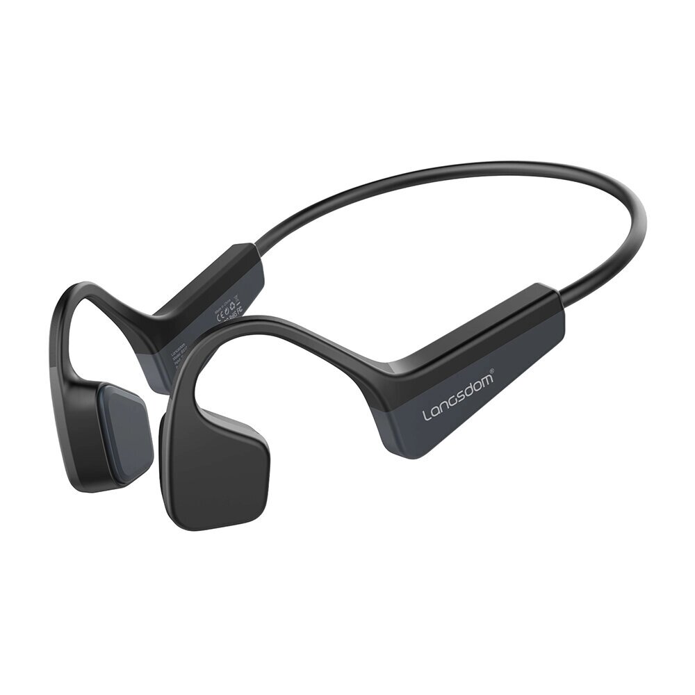 Langsdom БС17 True Bone Conduction Наушник Bluetooth-гарнитура HiFi Stereo CVC с шумоподавлением, 360°гибкая Водонепро - интернет магазин