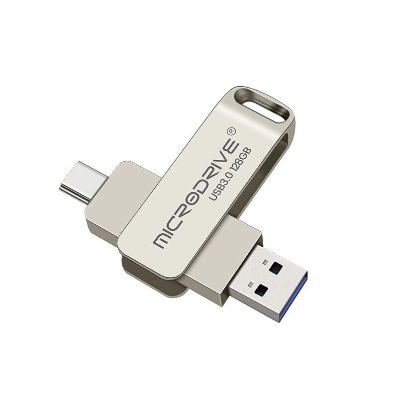 Microdrive МДТУ21 USB3.0 и USB-C Flash Диск 128 ГБ Высокоскоростной мини-портативный диск с двойным интерфейсом памяти U - скидка