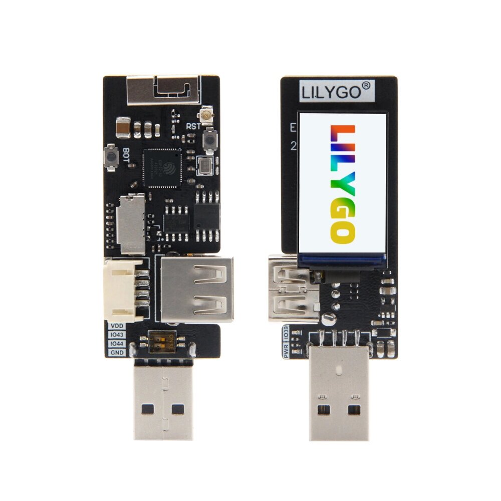 LILYGO T-Dongle ESP32-s2 макетная плата беспроводной модуль WIFI OTG мужской женский интерфейс 1,14 дюйма LCD Дисплей п - розница