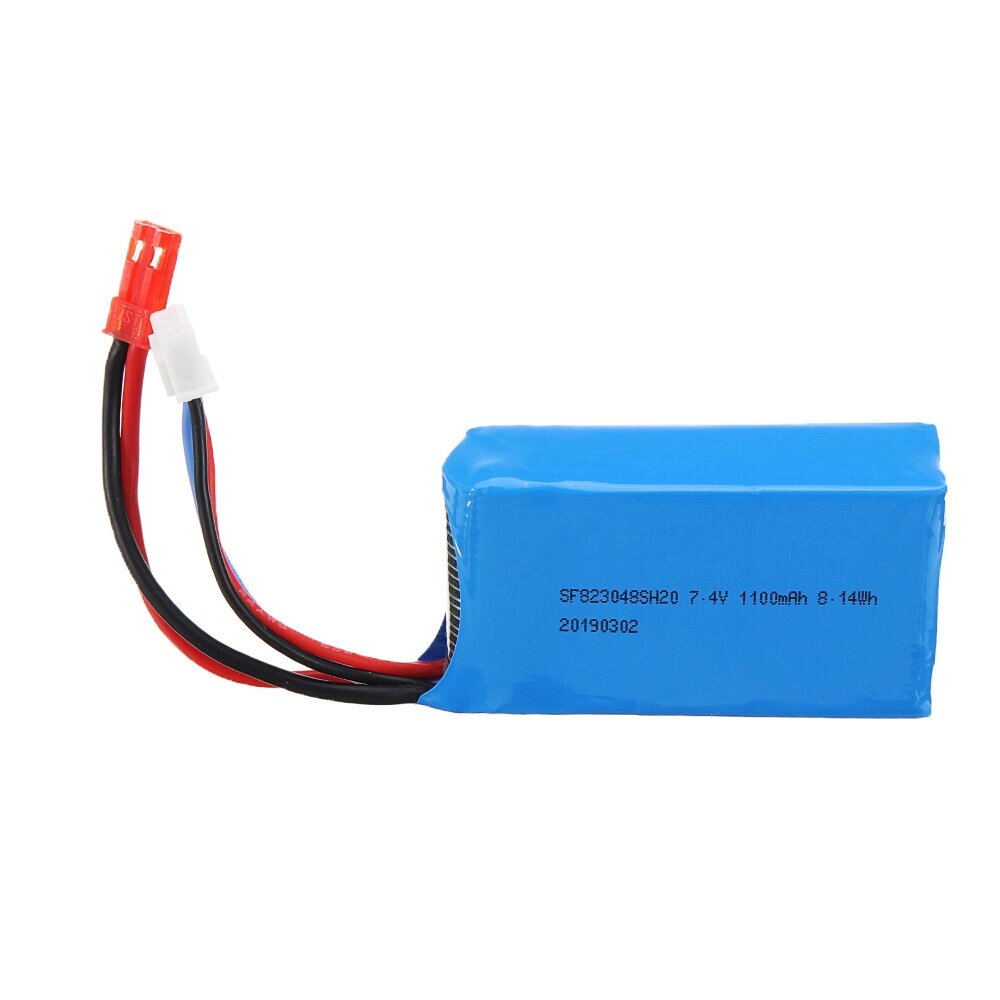 Wltoys 7.4V 1100mAh 20C 2S Lipo Батарея JST Plug A949-27 для A949 A959 A969 A979 1/18 RC автомобилей - розница