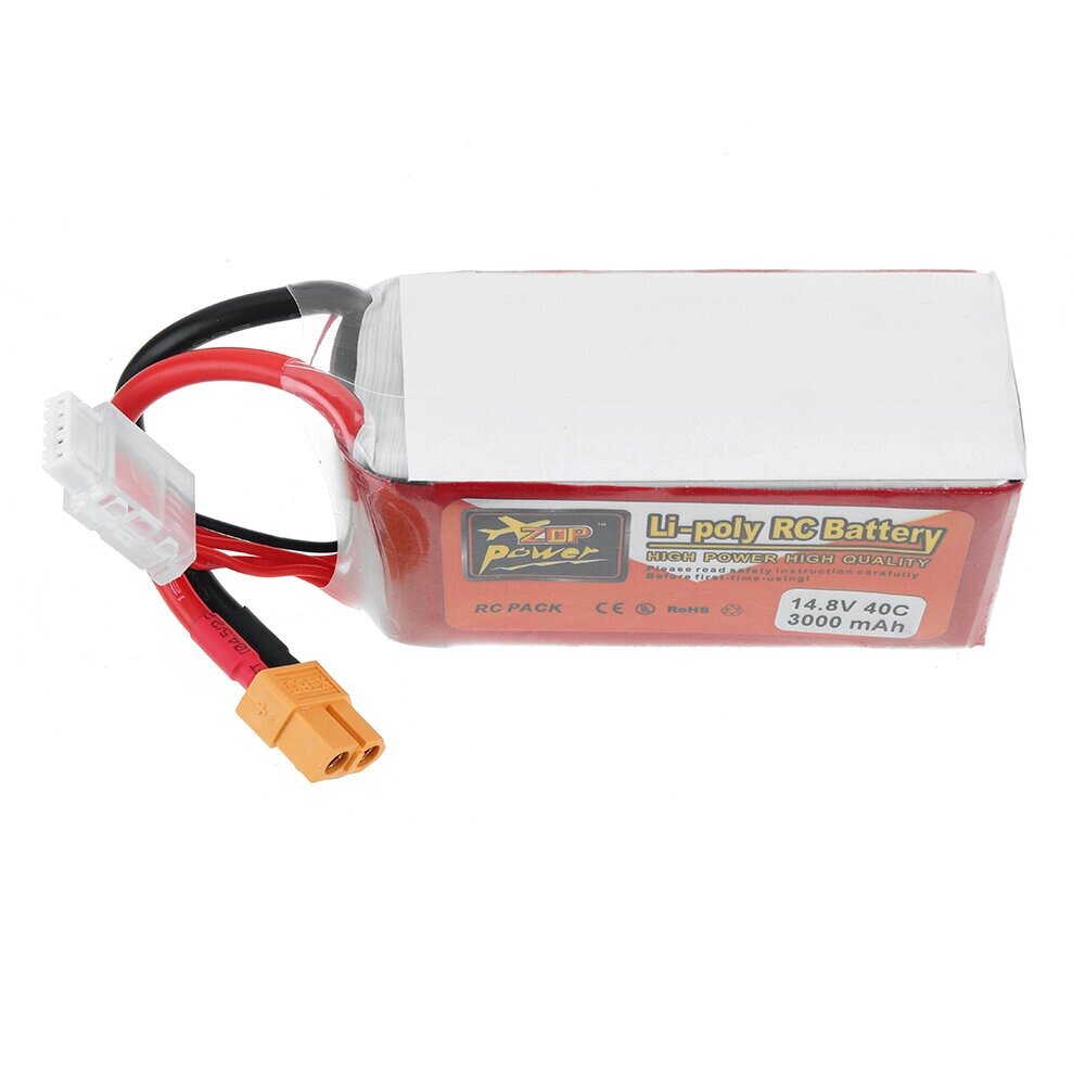 ZOP POWER 14.8V 3000mah 40C 4S lipo батарея разъем XT60 для RC дрон - выбрать