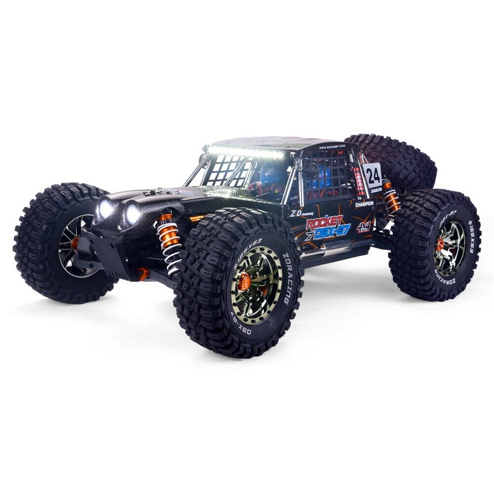 ZD Racing DBX 07 1/7 4WD Скорость 80 км / ч Бесколлекторный RC Авто 6S Транспортные средства Desert Monster Off-Road Мод - выбрать