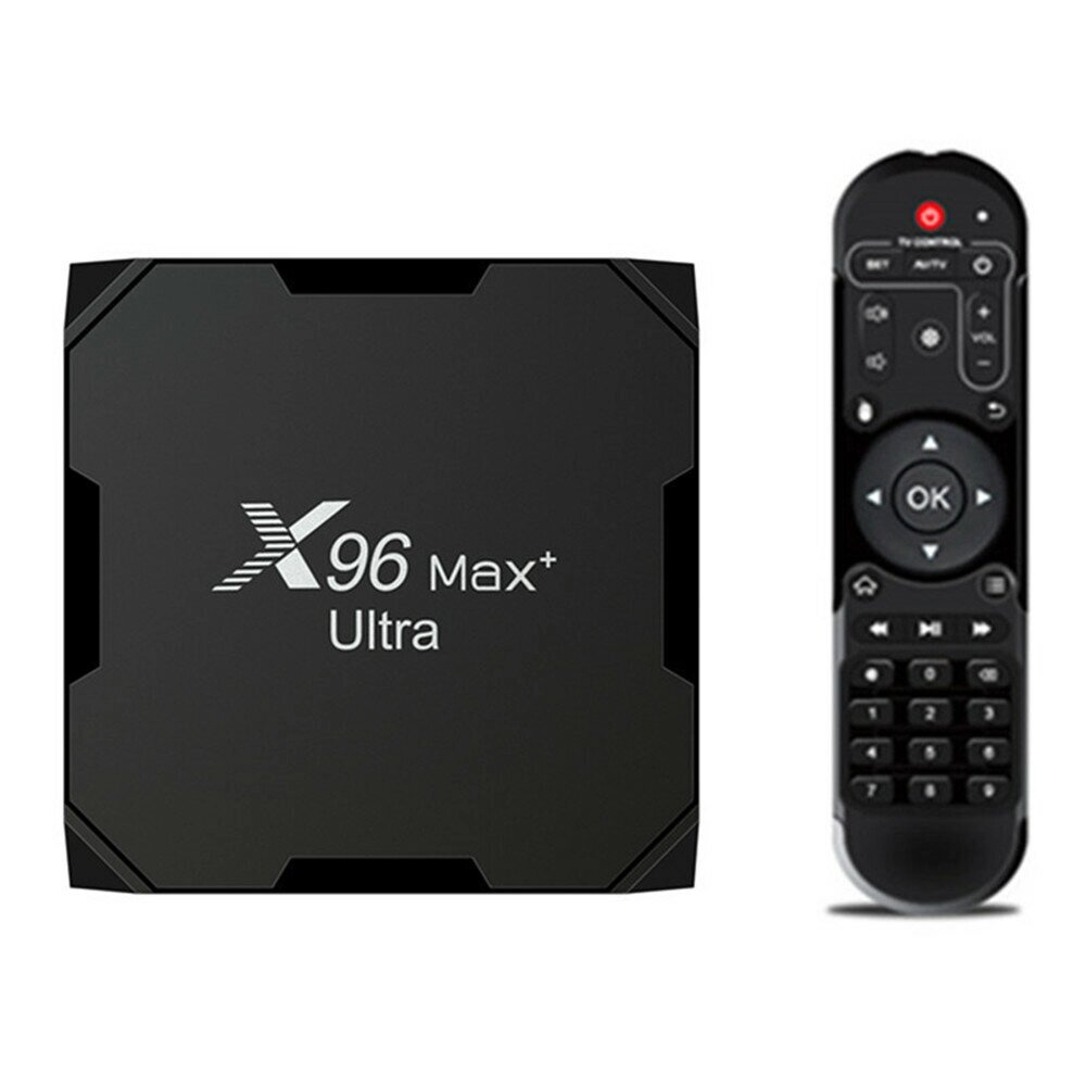 X96 Max Plus Ultra TV Коробка Android 11 Amlogic S905X4 Поддержка AV1 8K Dual Wifi BT Медиаплеер Youtube 4 ГБ 64GB - преимущества