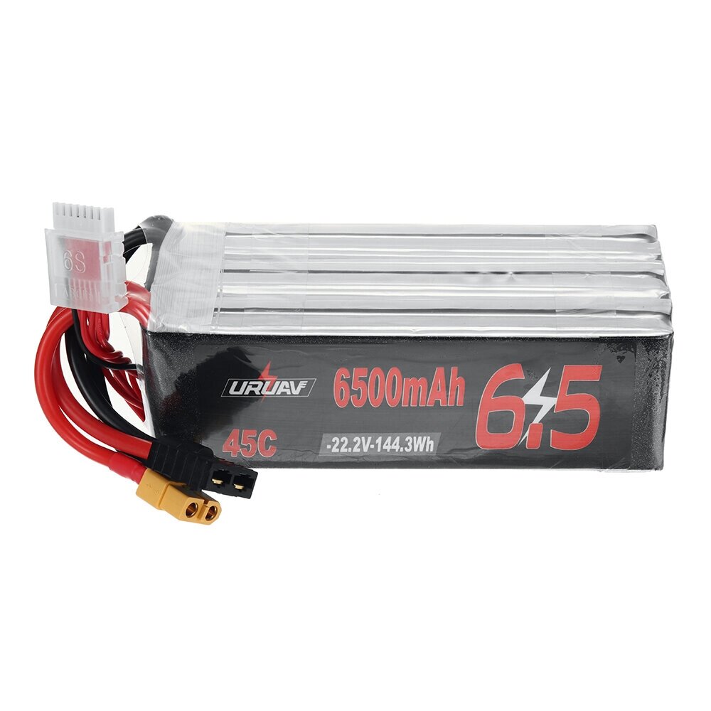 URUAV 22.2V 6500mah 45C 6S lipo батарея XT60 штекер для RC дрон - Bangoo