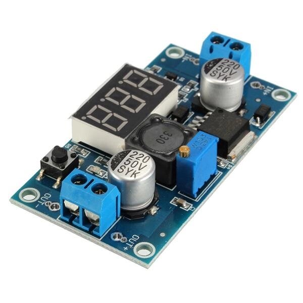 3Pcs LM2596 DC-DC регулятор напряжения Регулируемый понижающий модуль питания с Дисплей - описание