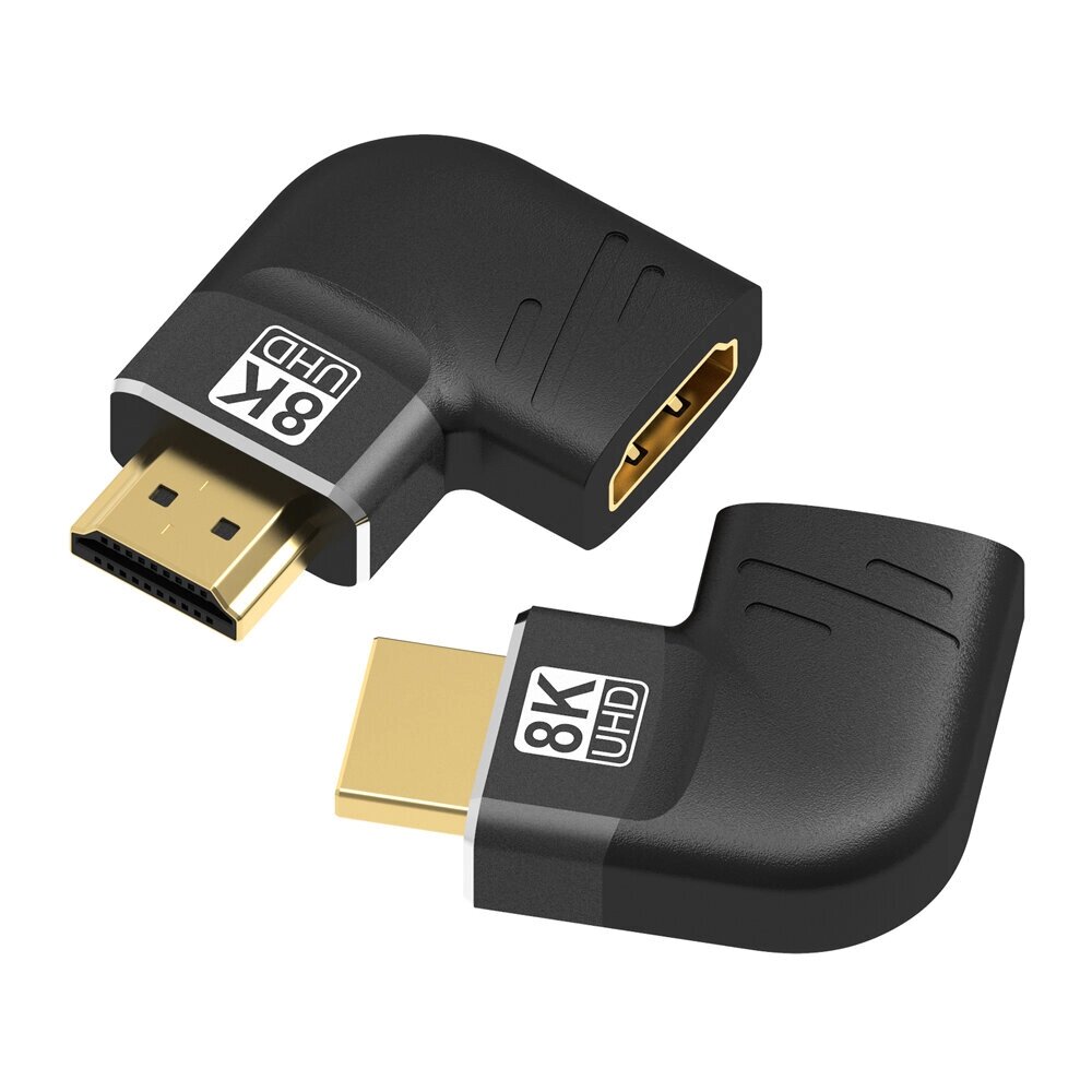 FDBRO HDMI Коннектор адаптер 270 ° серповидный боковой изгиб 90 градусов конвертер удлинитель для ноутбука HDTV PS4/3 - распродажа