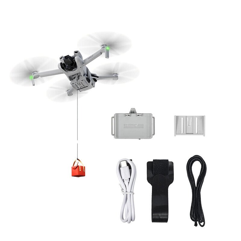 STARTRC Airdrop Air Drop System Дистанционный Thrower Transport Gift Sea Рыбалка Устройство доставки для DJI Mini 3 / Mi - розница