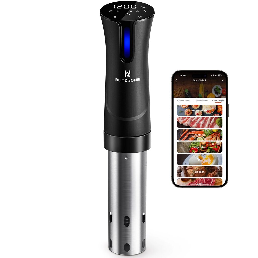 Blitz. Home СВ2209 1100 Вт Sous Vide Cooker APP Control Термопогружная циркуляционная машина с цифровым контролем времени - отзывы