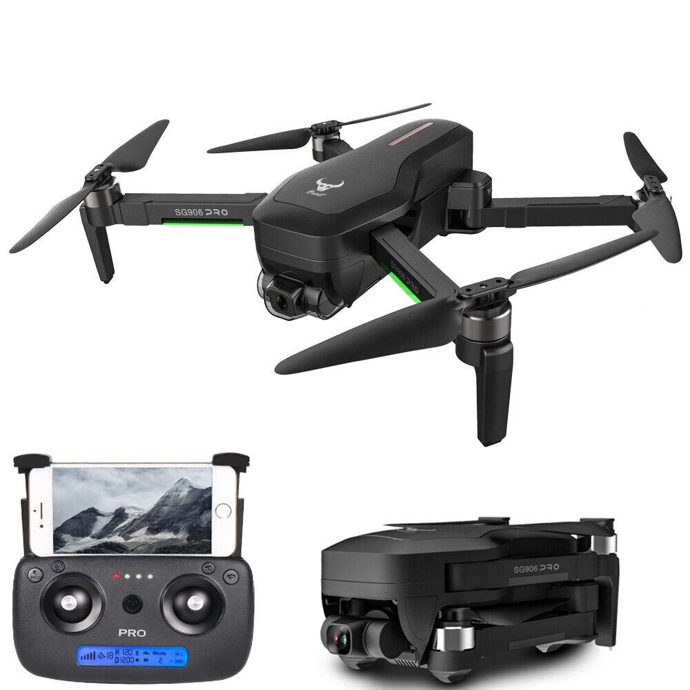 ZLL SG906 PRO 2 GPS 5G WIFI FPV с 4K HD камерой, 3-осевой гимбал, 28 минут полета, безщеточный складной RC дрон Quadcopt - описание