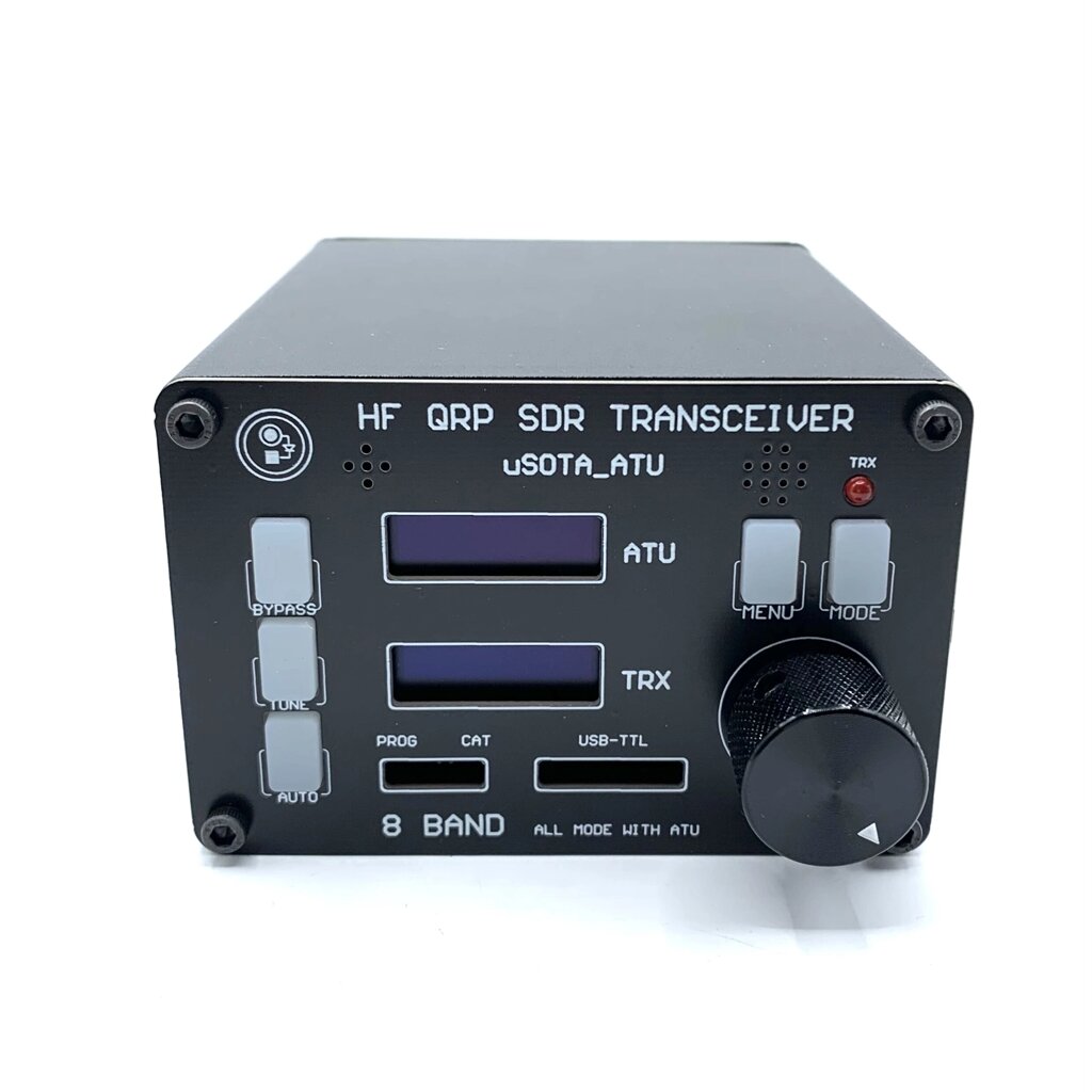 Приемопередатчик USDX SDR All Mode 8 Стандарты Радиолюбитель HF Радио QRP CW Приемопередатчик Встроенный ATU-100 Антенна - гарантия