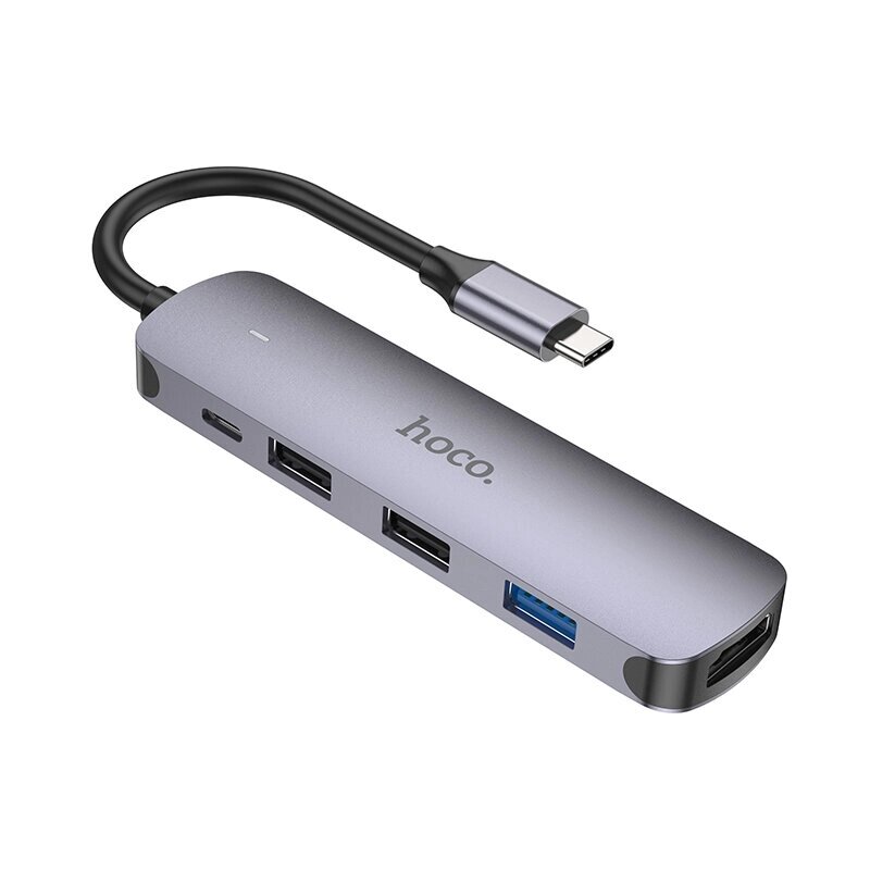 Hoco 5 в 1 концентратор Type C к адаптеру USB 3.0 2.0 док-станция PD60W для Mac. Book Pro аксессуары HDMI-совместимый разв - особенности