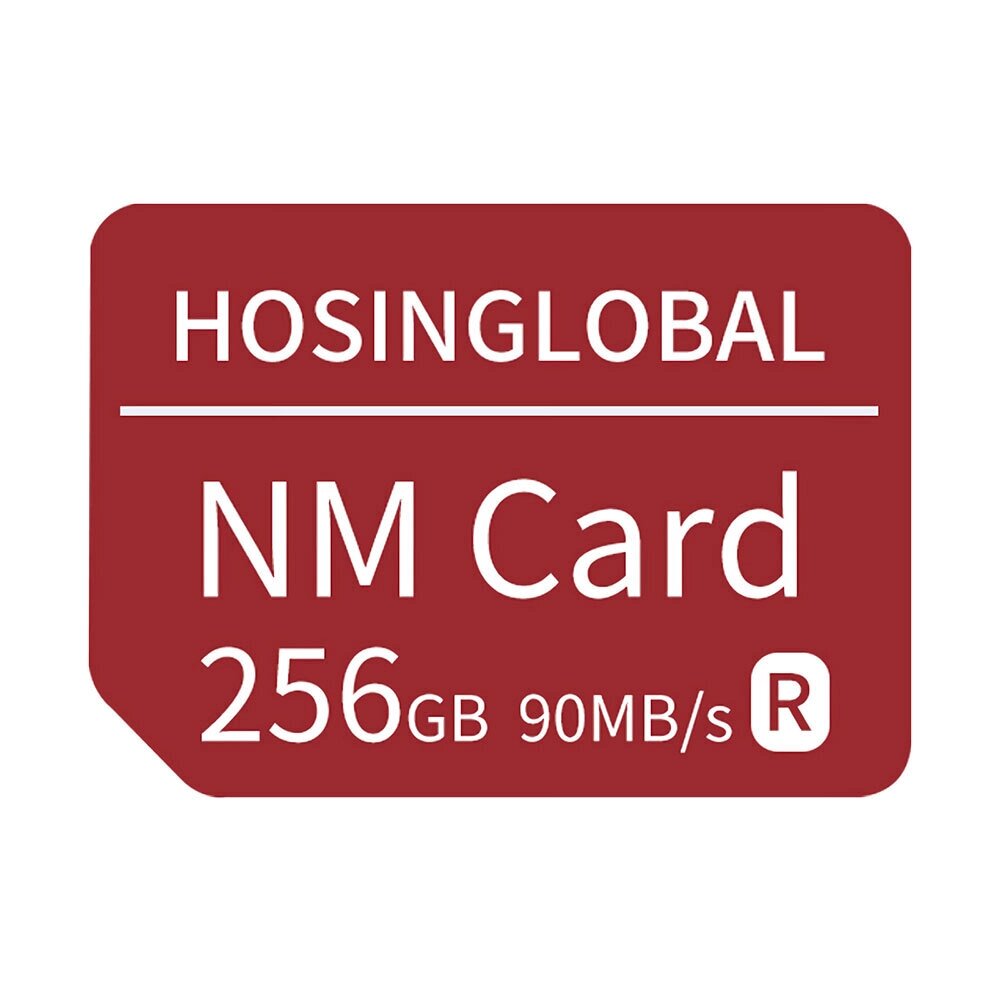 HOSINGLOBAL NM Card Карта памяти 90 МБ/с Смарт-карта Flash 128 ГБ 256 ГБ для мобильного телефона HUAWEI - розница