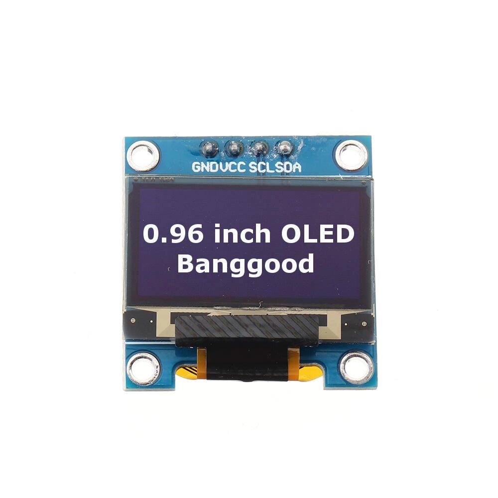 5шт Белый 0,96 дюймов OLED I2C IIC Связь Дисплей 128 * 64 LCD Модуль - Армения