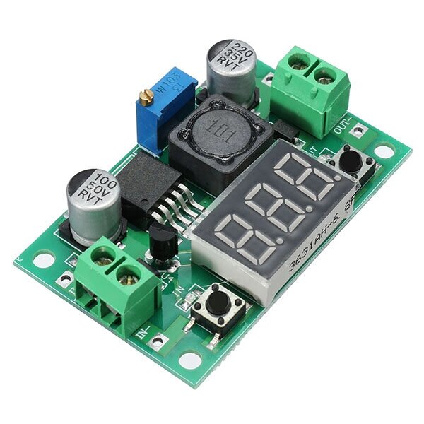 LM2596 DC-DC 1.3V - 37V 3A Adjustable Buck Step Down Модуль питания 150KHz Internal Oscillation Frequency With Digital D - Армения