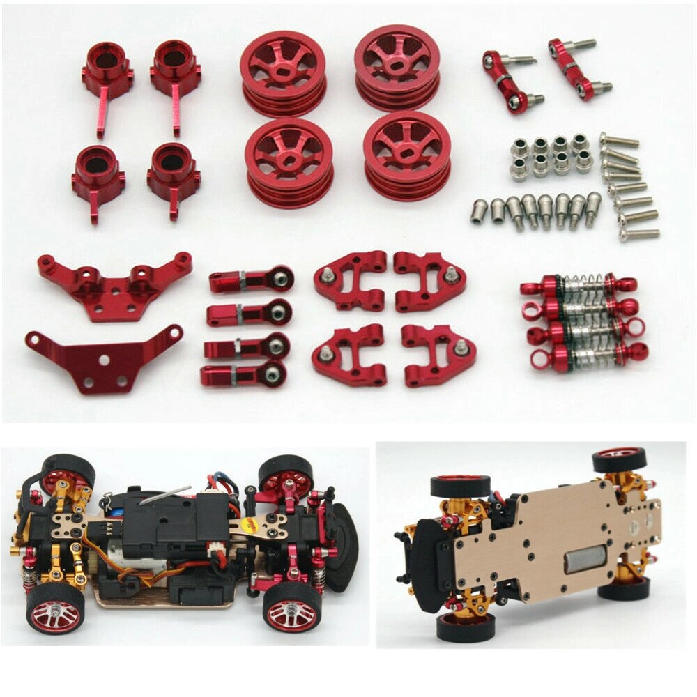 Wltoys 284161 284010 284131 K989 K969 K979 1/28 RC Авто Модернизированный комплект металлических деталей, модель автомоб - характеристики