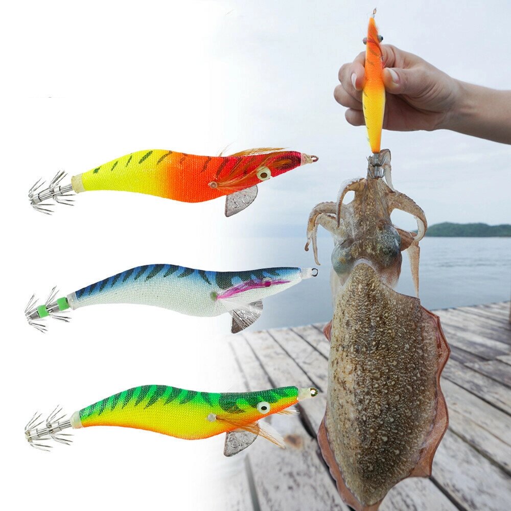 Рыболовная приманка-имитатор Simulation Jig Bait Fish Lure с двойной зонтичной крючкой, антикоррозийным покрытием и мног - Bangoo