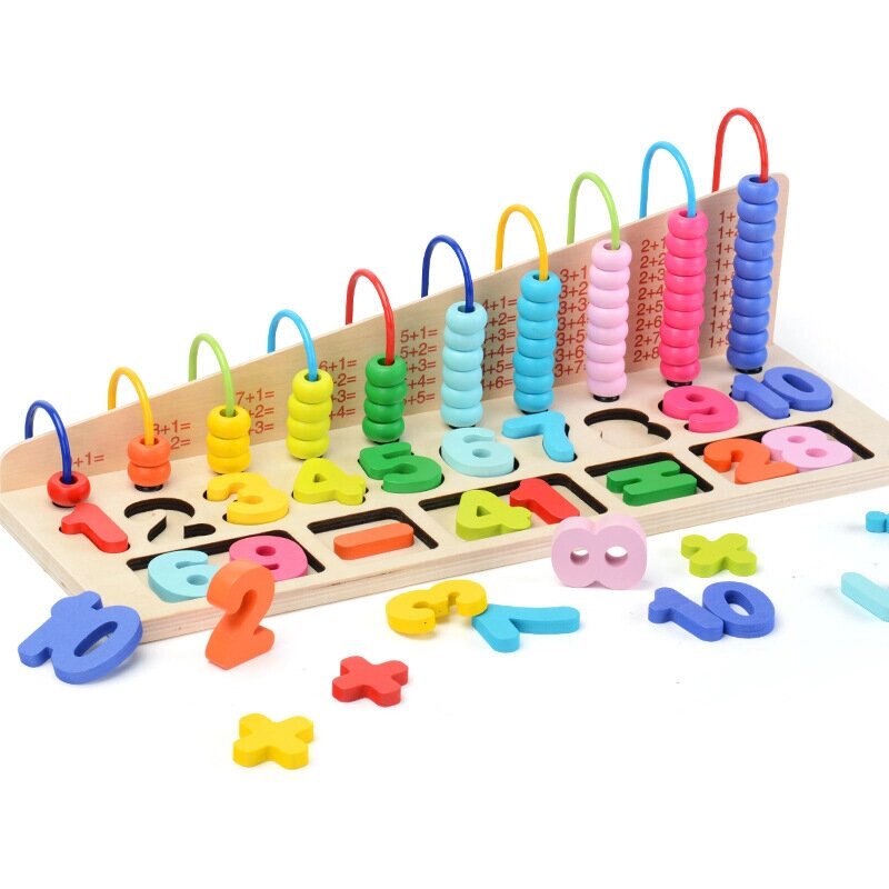 Детский учебник по математике Abacus Computing Frame Blocks Toys - розница