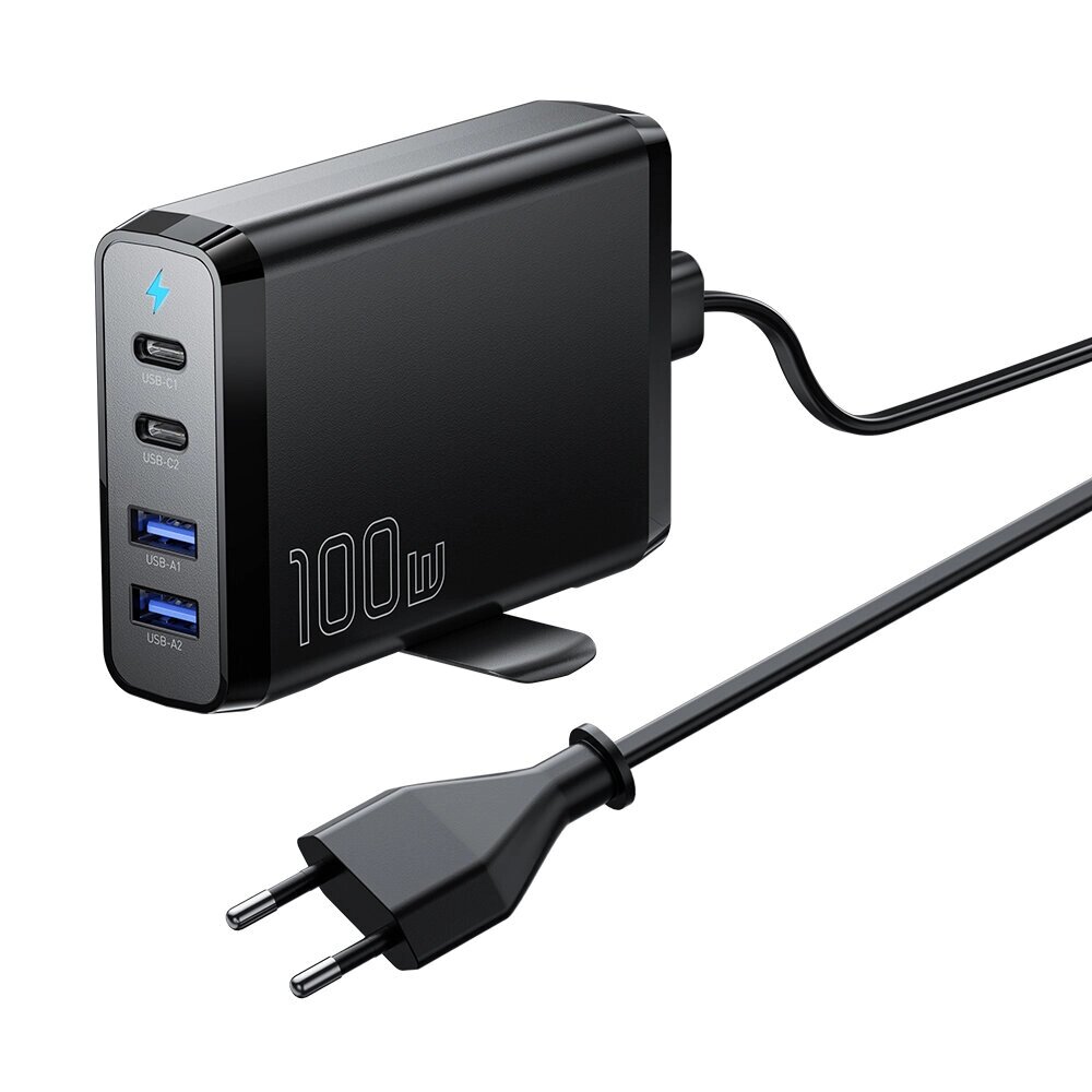 [Gan tech] essager 100 вт 4-портовое зарядное устройство USB PD 2USB-C + 2USB-A QC3.0 PD3.0 AFC FCP SCP DCP PPS BC1.2 ap - акции