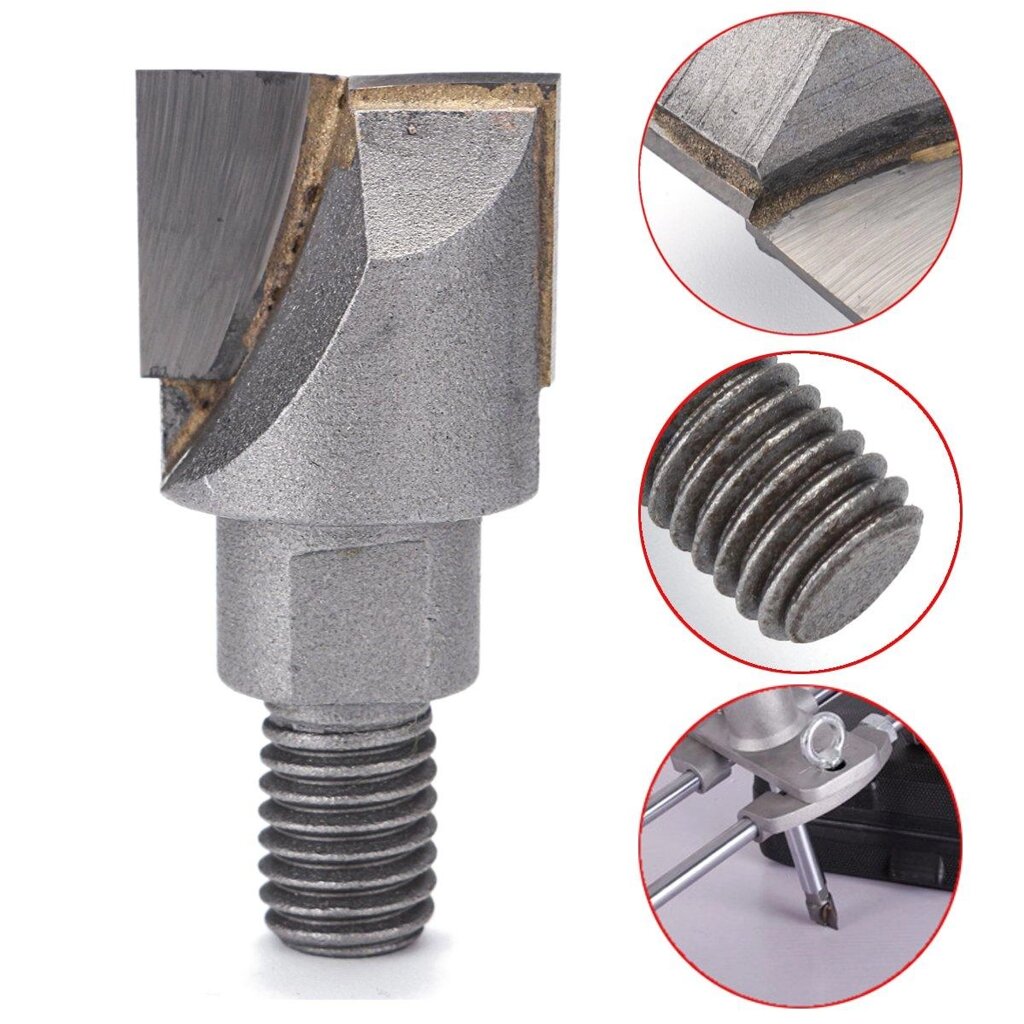 Drillpro M10 16.5-30mm Carbide Soubers Plunging Cutter Wood Cutter for Soubers Mortice Lock Fitting Jig деревообрабатыва - фото