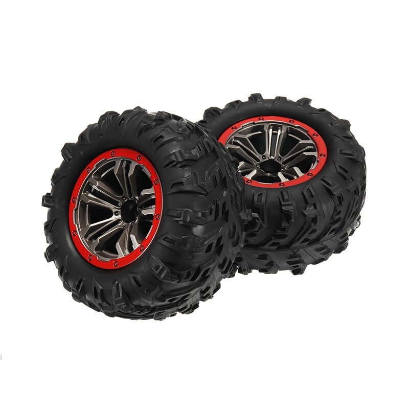 2PCS hub wheel rim &amp; tyres для 9125 1/10 2.4G 4WD RC авто parts no. 25-zJ02 - выбрать