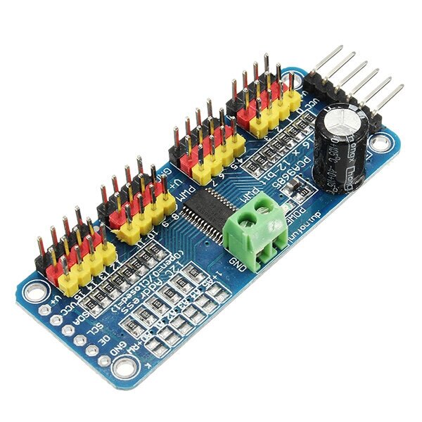 PCA9685 16-канальный 12-разрядный PWM Сервопривод Мотор Драйвер I2C Модуль - выбрать