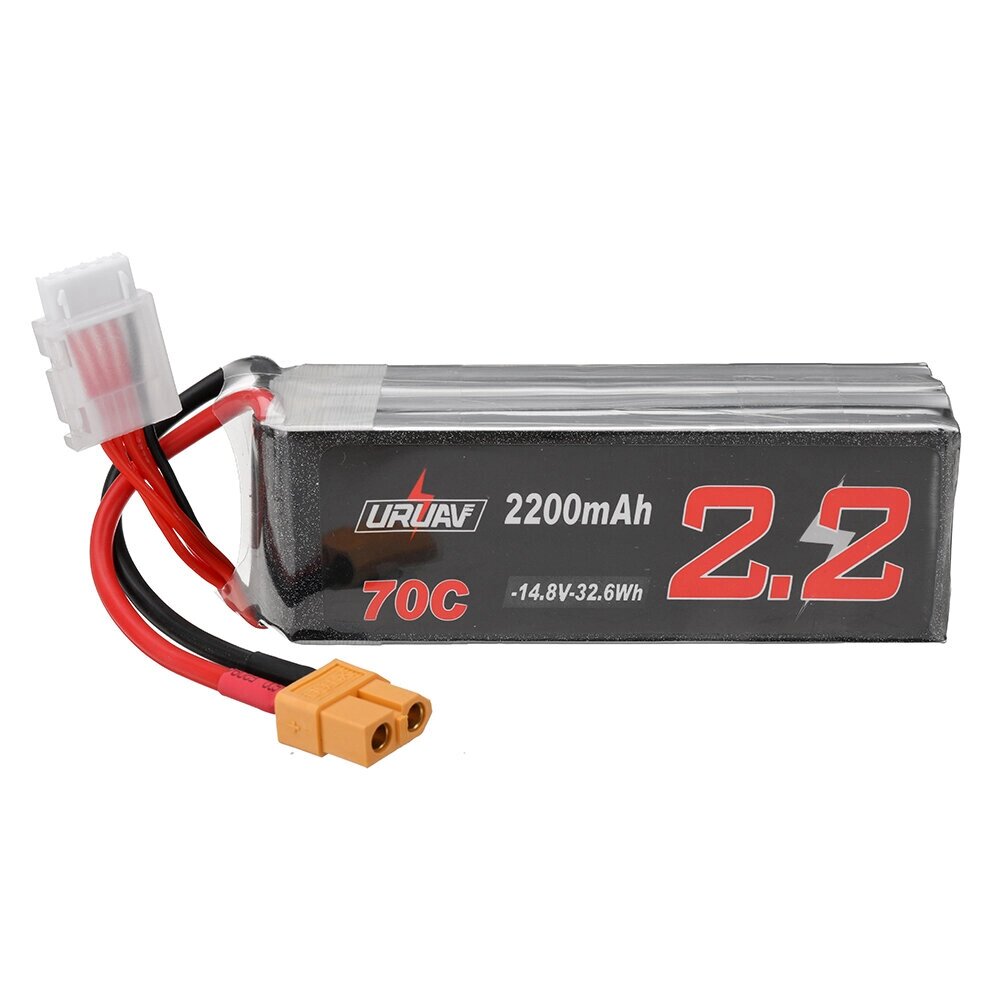 URUAV 14.8V 2200mah 70C lipo батарея XT60 штекер для RC дрон - фото