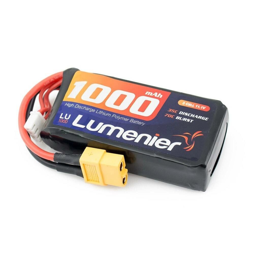 Lumenier 11.1V 1000mAh 3S 35C LiPo Батарея Разъем XT60 для RC Дрон - опт