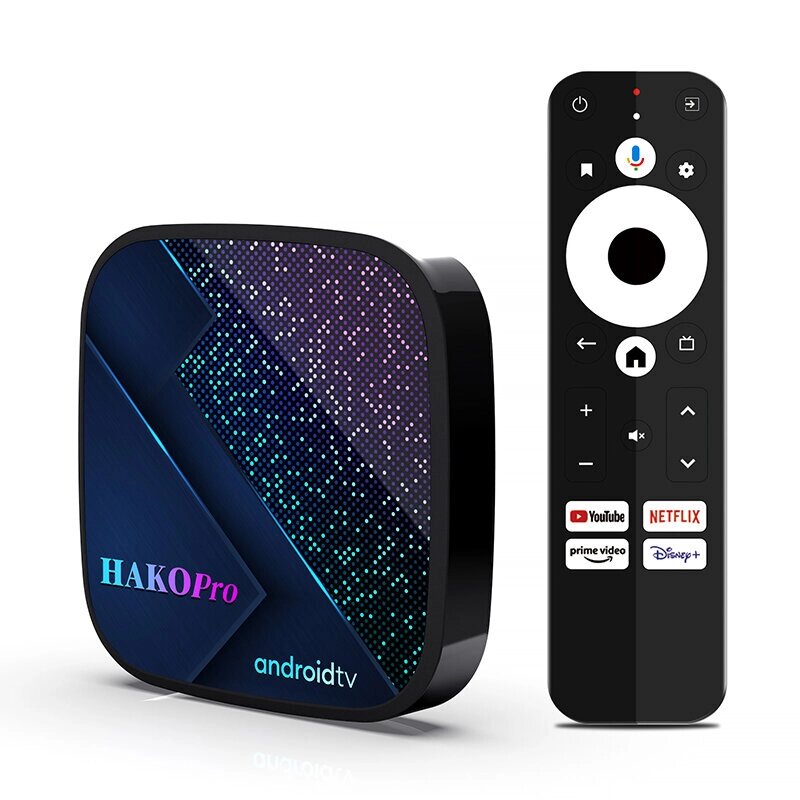 HAKO Pro android 11 TV Бокс сертифицированный google netflix 2g + 16gb amlogic s905y4 2.4g / 5g двухдиапазонный Wi-Fi по - Bangoo