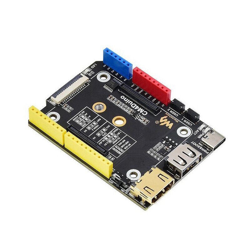 Плата расширения Raspberry Pi CM4 Duino, встроенный интерфейсный модуль HDMI/USB/CSI/M. 2 SSD - Аштарак