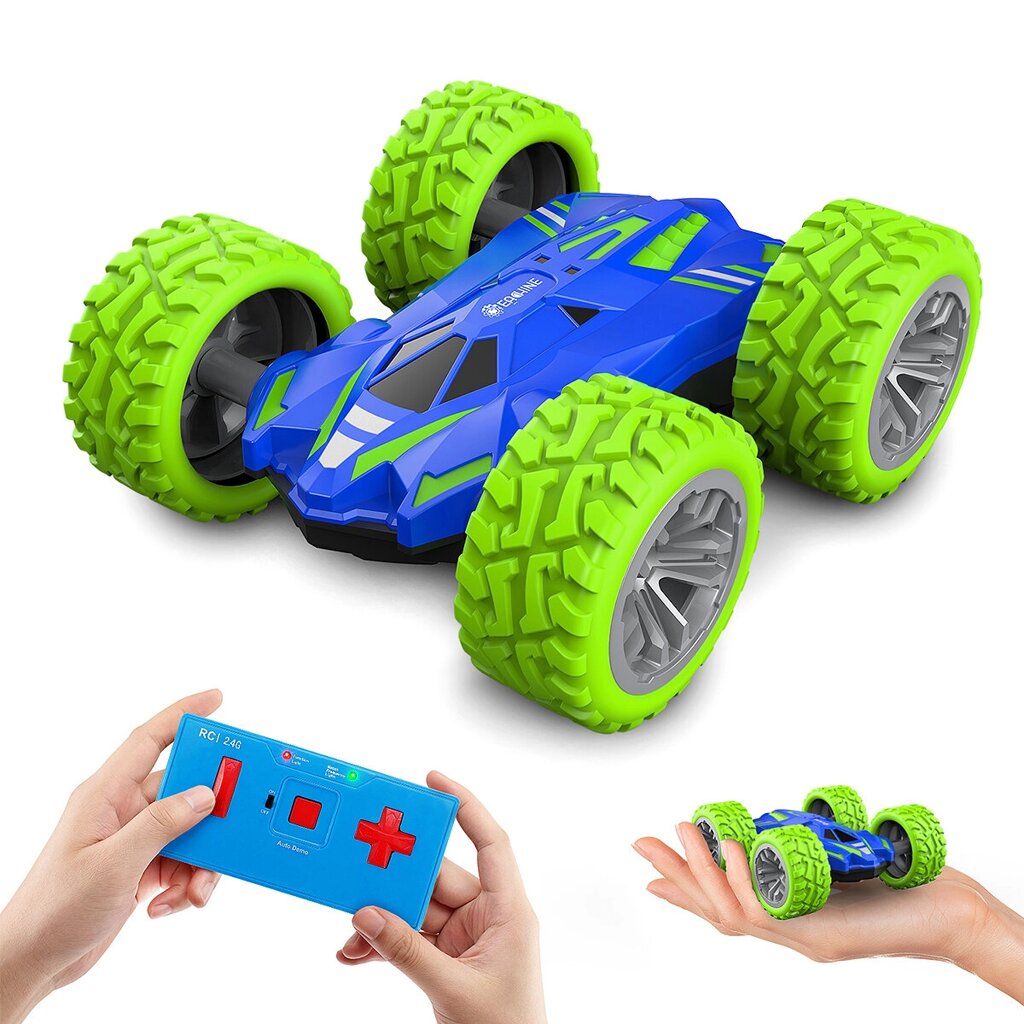 Каждый EC07 RC Car 2.4G 4CH Stunt Drift Deformation Remote Control Rock Crawler Roll Flip Kids Robot Auto Toy - опт