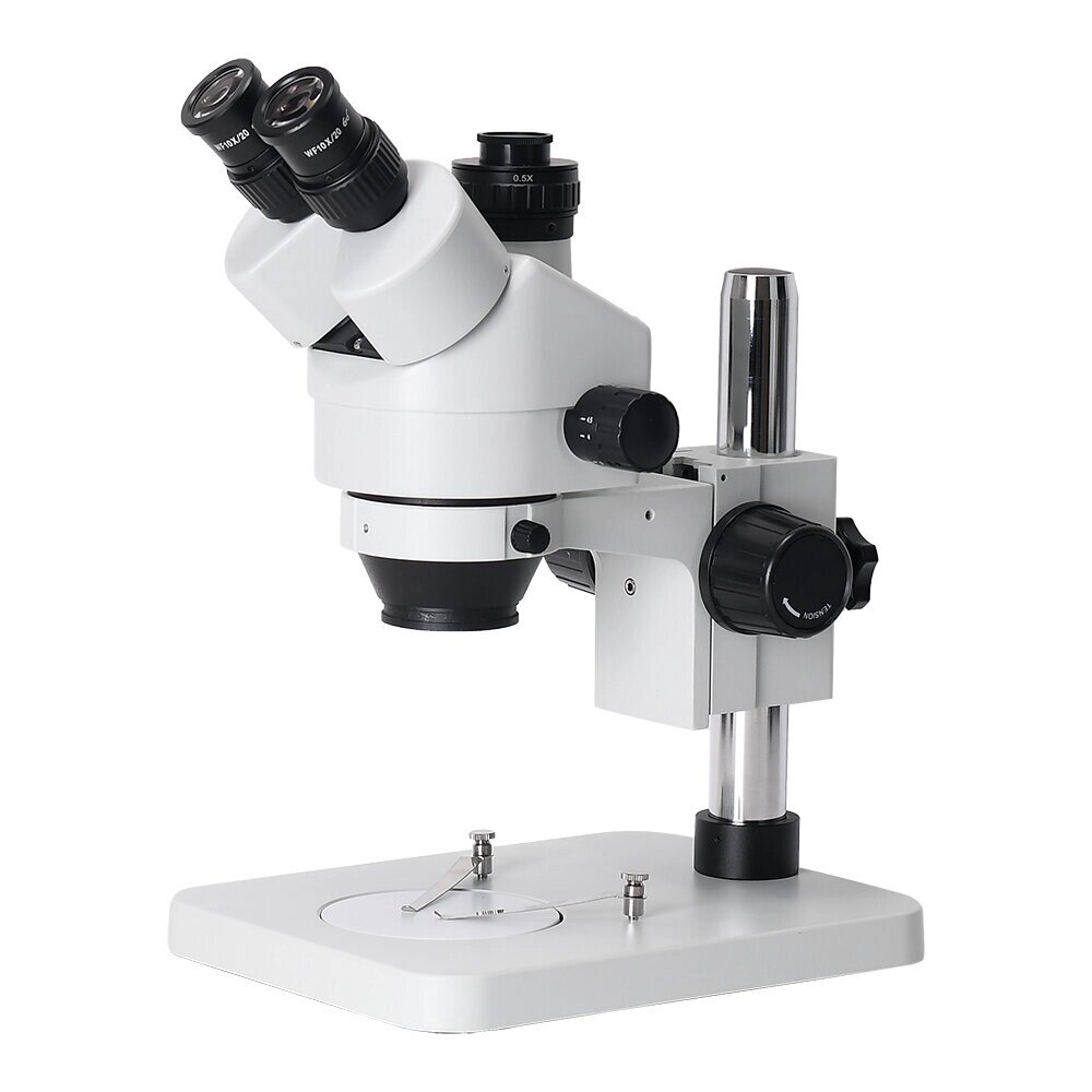 HAYEAR 7045 Simul-Focal тринокулярный стереомикроскоп 3,5-50X стерео цифровой промышленный микроскоп видео камера для ре - наличие
