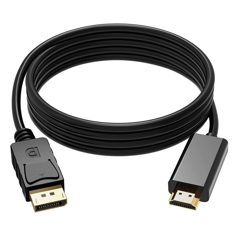 Display. Port-HDMI-совместимый кабель Кабель-переходник 4K*2K 1,8 м 1080P Display Port DP-HDMI-совместимый кабель для подк - преимущества