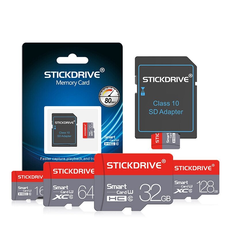 Stick. Drive Class 10 Высокоскоростная карта памяти TF Макс. 80 Мбит/с 8 ГБ 16GB 32GB 64GB 128 ГБ Micro SD карта для планш - Армения