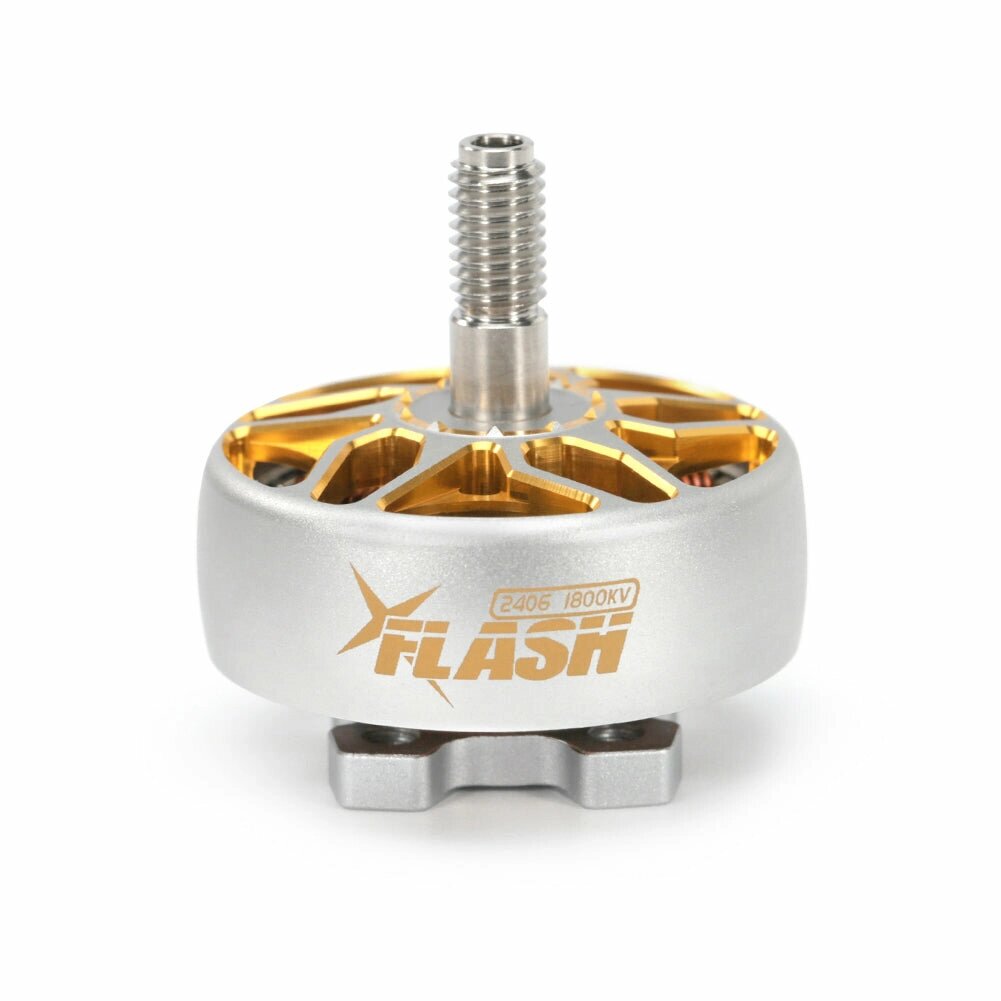 Flyfish. RC Flash 2406 1800KV 1950KV 6S Unibell Бесколлекторный мотор Вал 5 мм для RC Дрон FPV Racing - обзор