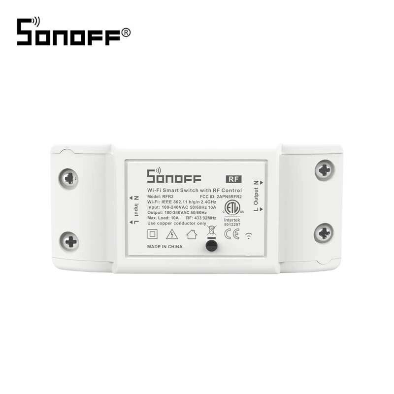 SONOFF RFR2 Обновленный беспроводной смарт-переключатель RF 433 МГц + Wi-Fi для модулей автоматизации приложений eWelink - особенности