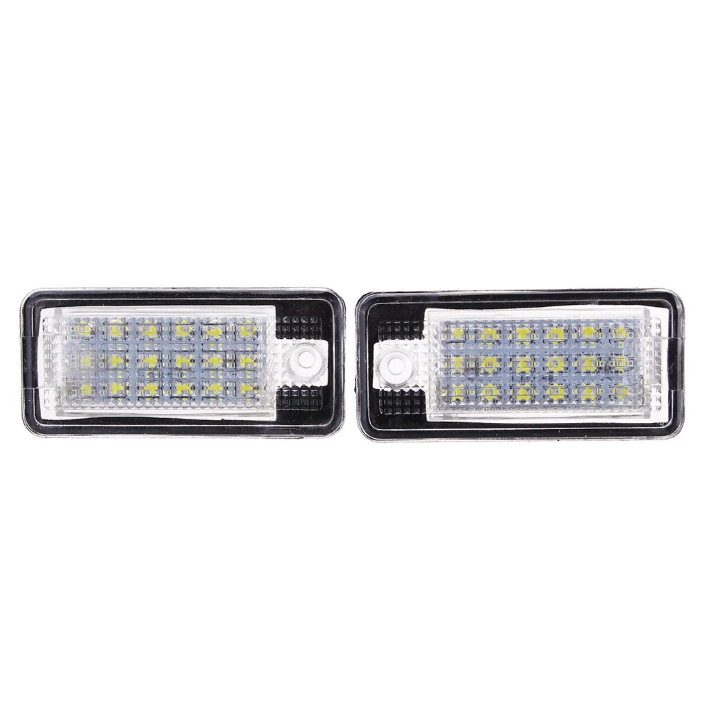 Пара 18LED Номер лицензии Пластина Фары CANBUS без ошибок для Audi A3 S3 A4 A6 S6 A5 RS4 - особенности