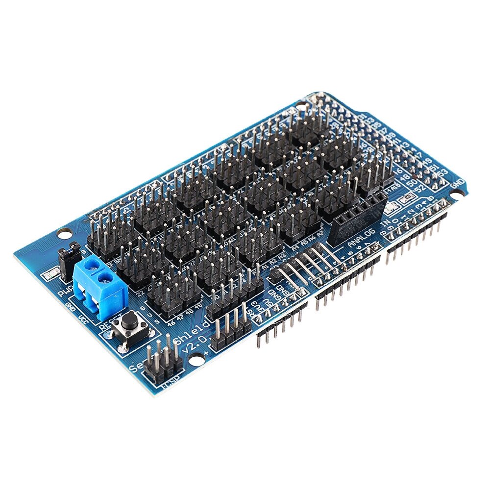 Плата расширения MEGA Датчик Shield V2.0 для ATMEGA 2560 R3 Geekcreit для Arduino - продукты, которые работают с официал - отзывы