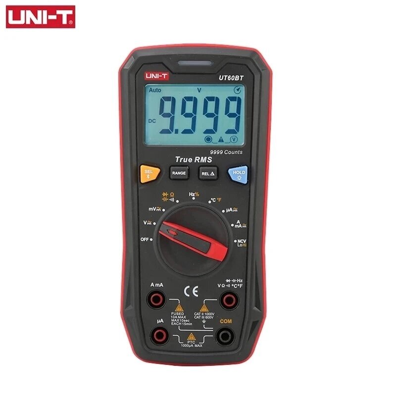 UNI-T Digital Smart Мультиметр UT60S UT60BT 1000V AC DC Вольтметр Амперметр True RMS конденсатор тестер температуры муль - интернет магазин