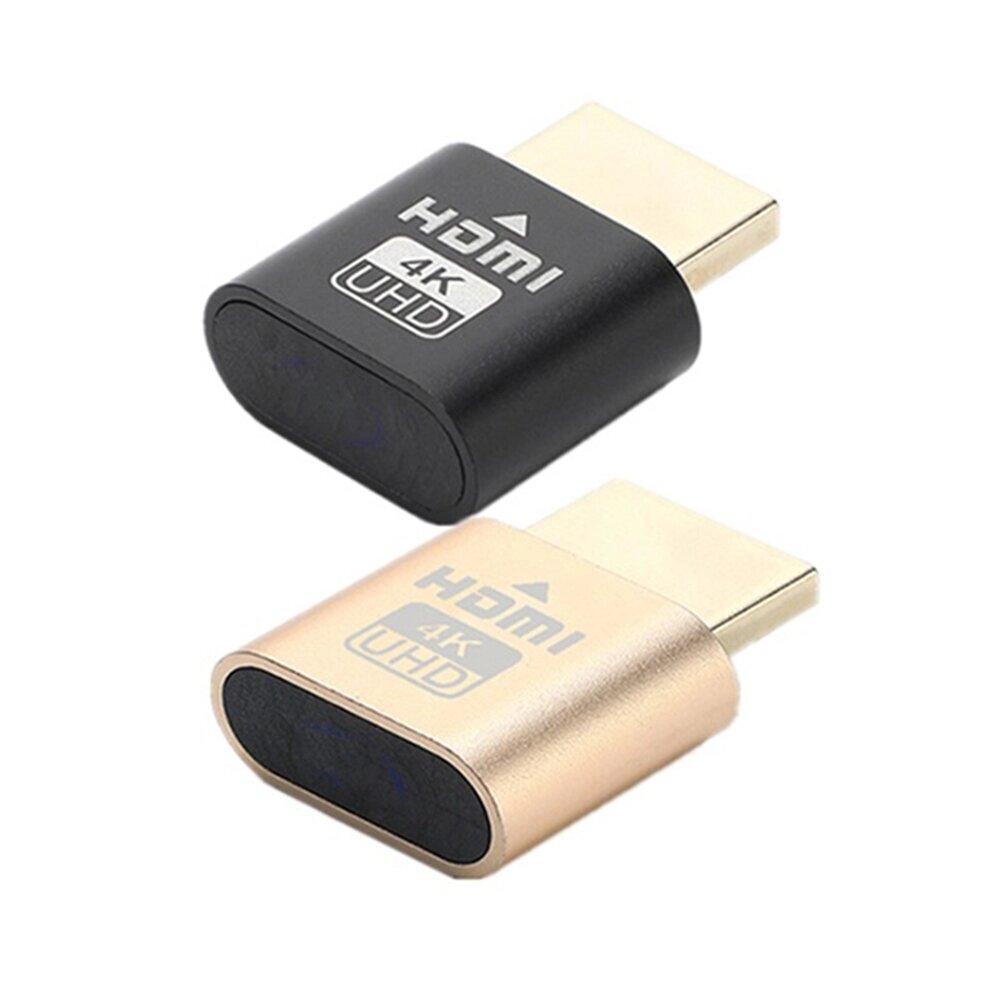 HDMI Virtual Дисплей 4K HDMI-совместимый виртуализатор DDC EDID Dummy Plug EDID Дисплей Cheat Virtual Plug HDMI Dummy Em - фото