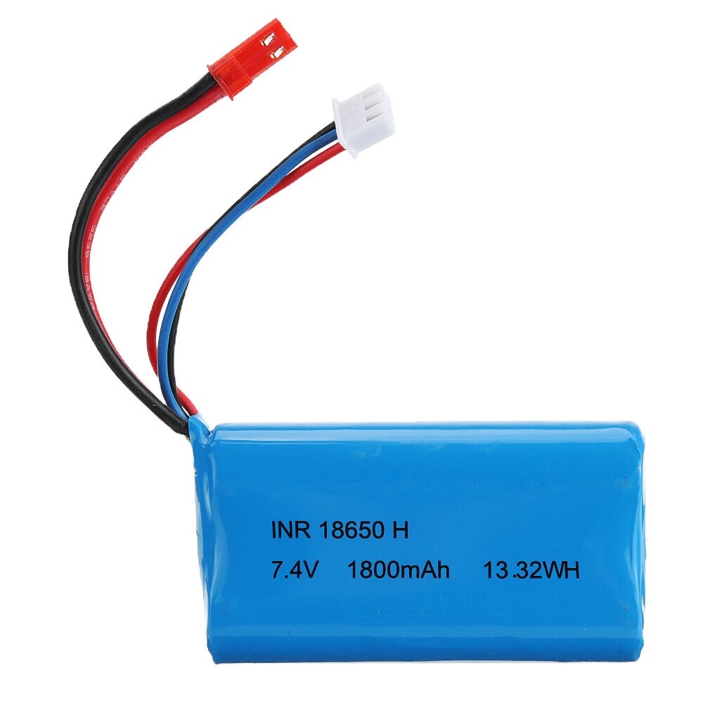 RBR / C 7.4V 1800MAH 10C 2S Lipo Батарея JST / SM Plug для RC Авто Лодка Модель автомобиля Запчасти - скидка