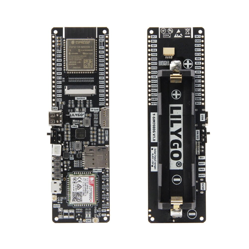 Плата разработки lilygo T-sIM7080G-s3 ESP32-s3 cat-M&amp;NB-IOTTF cardpm U поддерживает WIFI bluetooth 5.0 с GPS flash 16 м - скидка