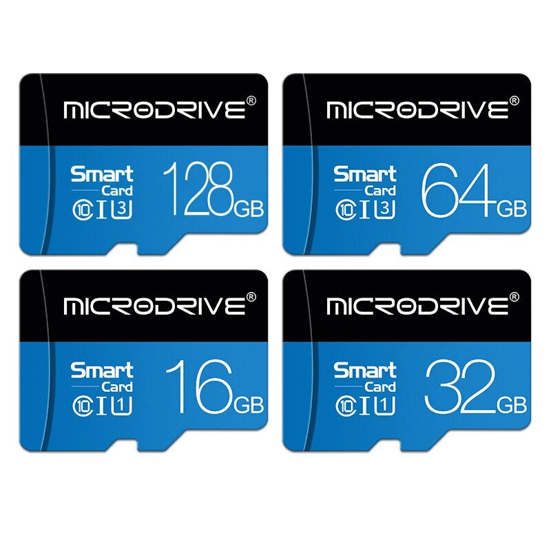 Карта памяти Microdrive Class 10 High Speed TF 32GB 64GB 128GB 256GB Micro SD Card Flash Смарт-карта для телефона камера - опт