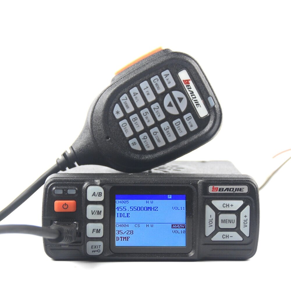 Baojie BJ-318 Dual Стандарты Авто Мобильный Радио VHF 136-174Mhz UHF 400-490MHz 256CH 25W двусторонний Радио FM-трансиве - наличие