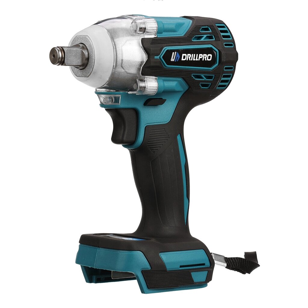 Drillpro 18V 300N. M Bare Metal Cordless Electric Бесколлекторный Impact Гаечный ключ Бесступенчатый переключатель скорос - Аштарак